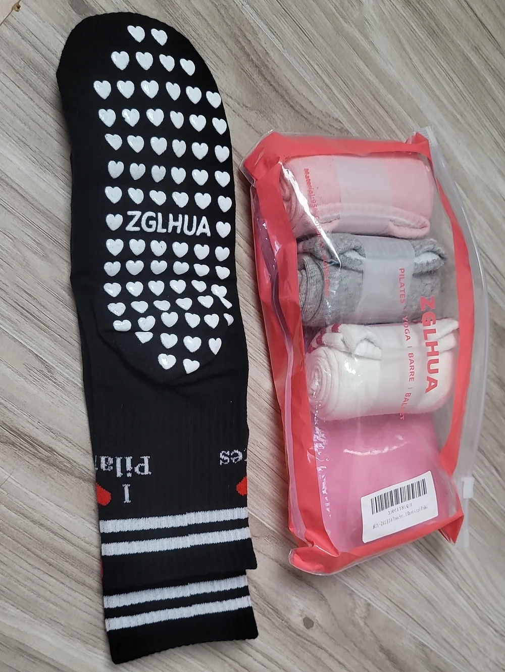 3/$20🎉 New Pilates Socks With Grips